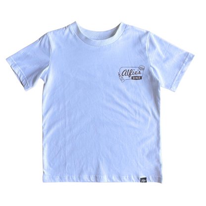 Alfie Diner Tee in White