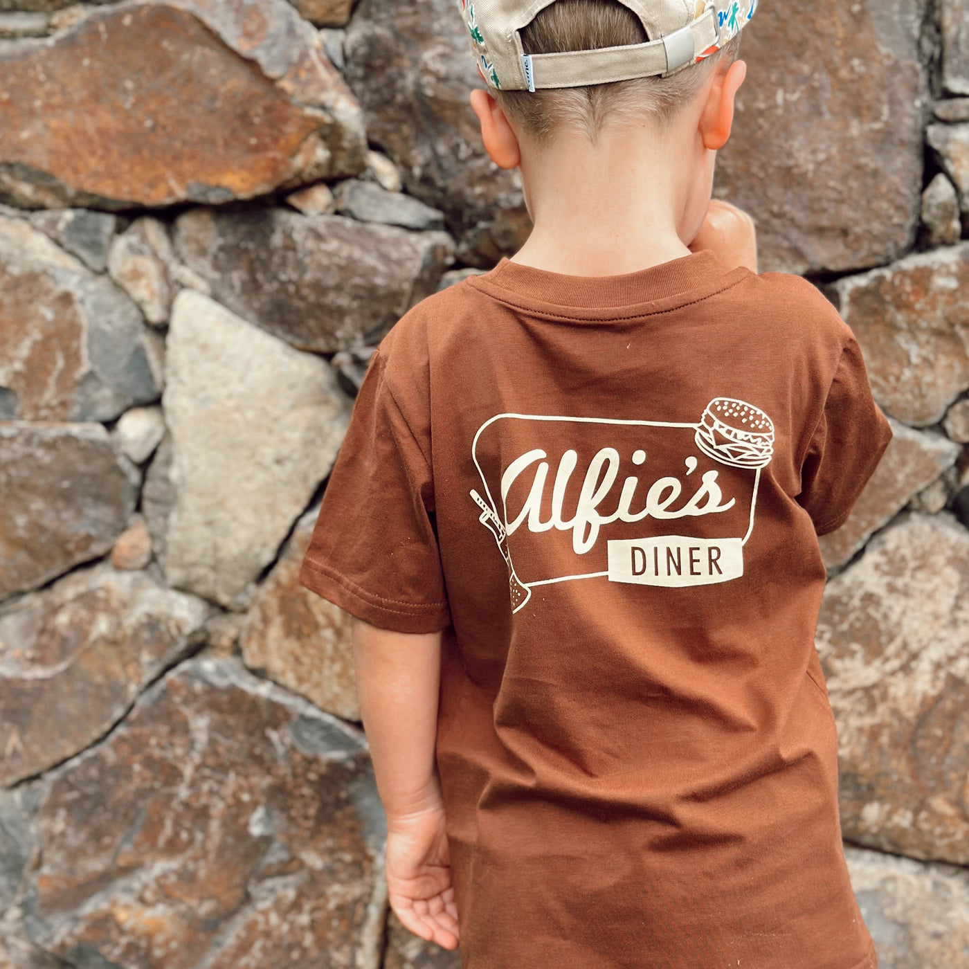 brown kids t shirt