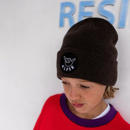 Alfie Kids Brown Shaka Beanie