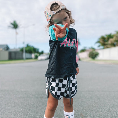 Alfie Kids Checkerboard Shorts