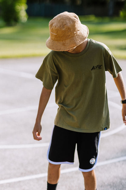 Tan Towelling Bucket Hat