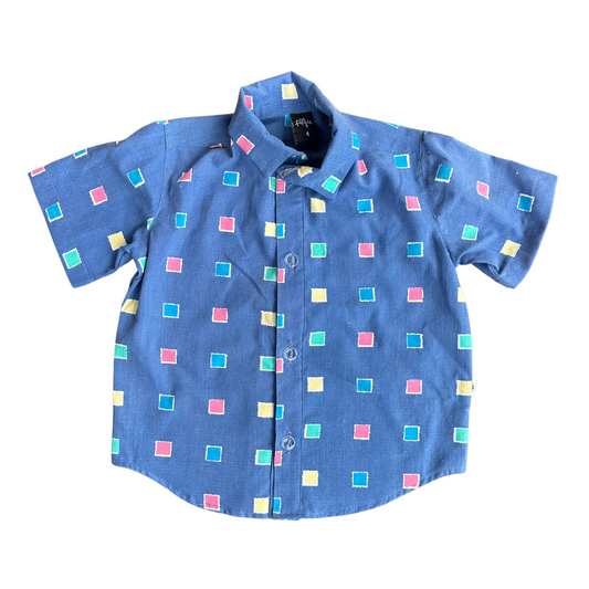 Fun Vintage Fabric Handmade Party Shirt Kidswear