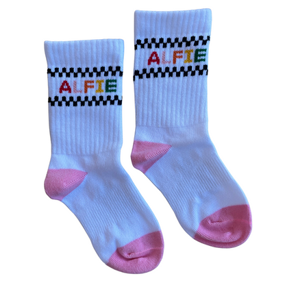 Alfie Socks Checkers