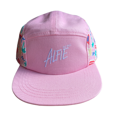 Alfie Kids Pink Retro Five Panel Cap