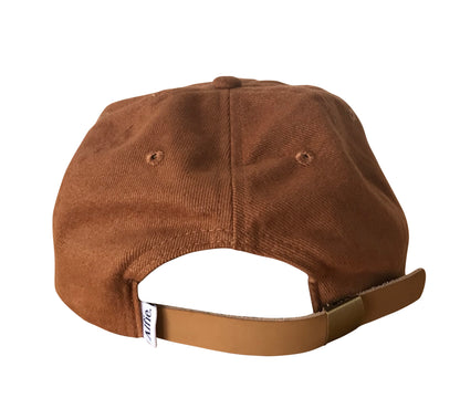 Alfie Salty Sea Dog Tan Cotton Twill 5 Panel Kids Cap Hat . Designed in Australia.