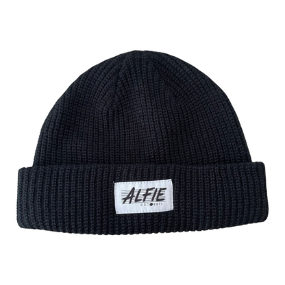 Black Alfie Beanie