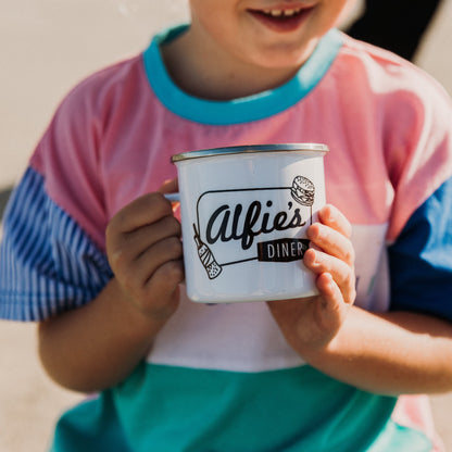 Alfie 80s Enamel Mug